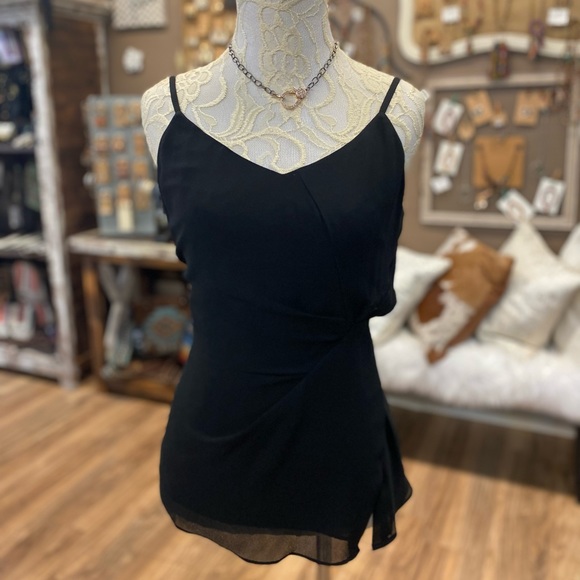 NWT Gathered Side Cami - Black - Picture 6 of 8